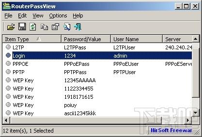 RouterPassView,RouterPassView下载,密码查看,宽带密码查看器