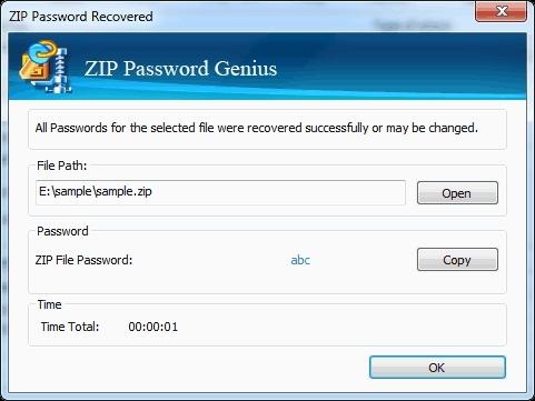 iSunshareZIPPasswordGenius,密码.